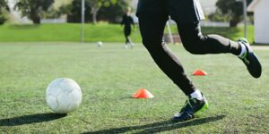 Fussballer beim Athletiktraining