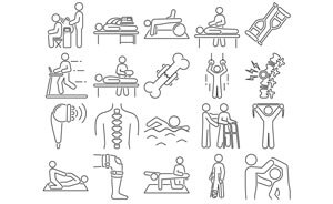 Icon Set Physiotherapie