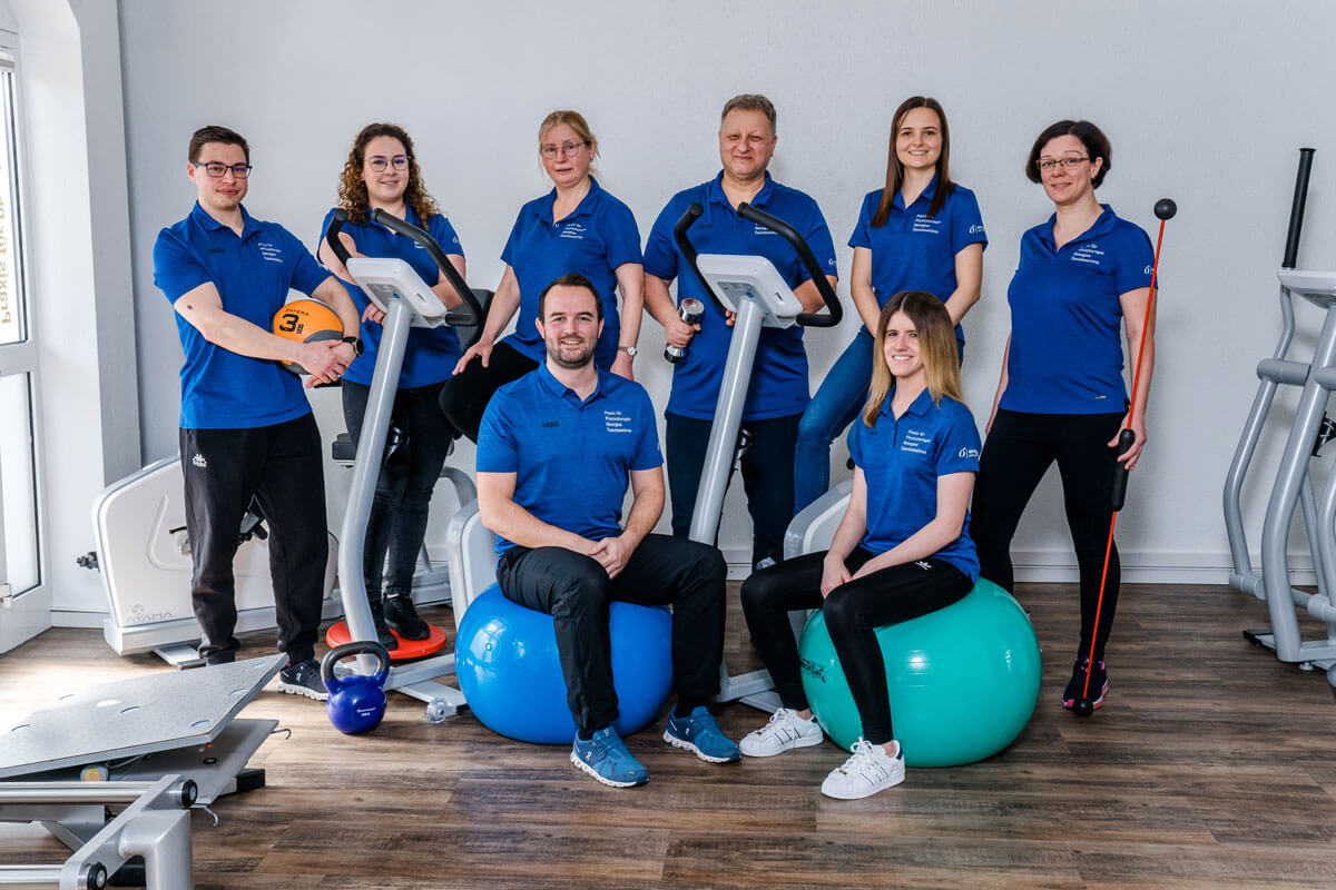 Gruppenfoto Physiotherapeuten