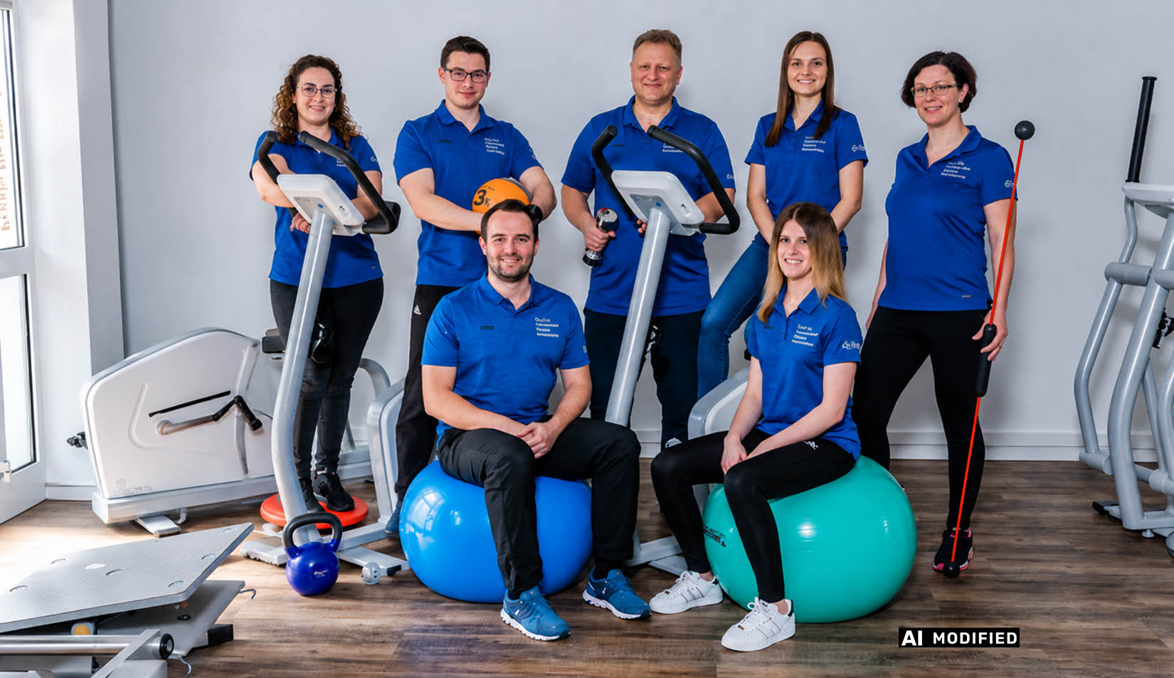 Gruppenfoto Physiotherapeuten
